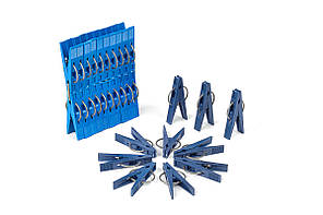 Прищіпки Мед 20 шт з металевим фіксатором D102