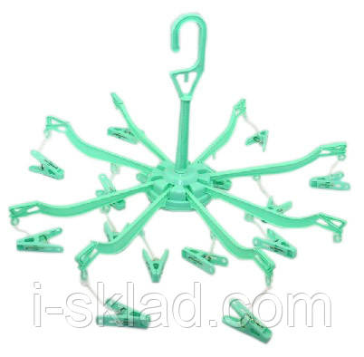 Сушарка для шкарпеток Вг-Мікс на 16 прищіпок кольорова 00147