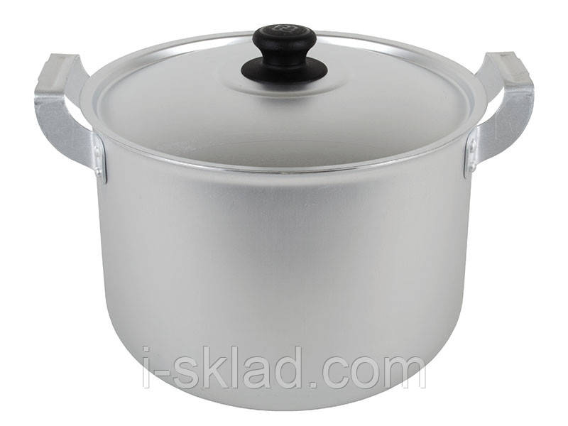 Каструля алюмінієва Interos циліндр 8 л