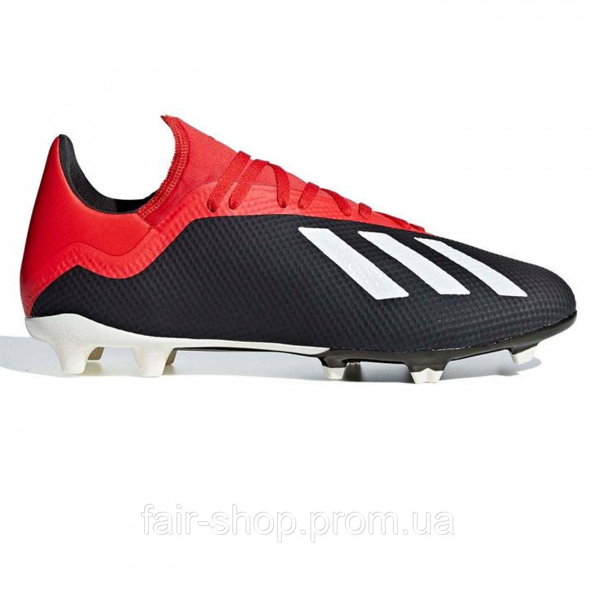 Бутси Adidas X 18.3 FG Black/Wht/Red, оригінал. Доставка від 14 днів