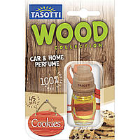 Ароматизатор пробковый на зеркало Tasotti Wood Cookies (Печенье) 7ml