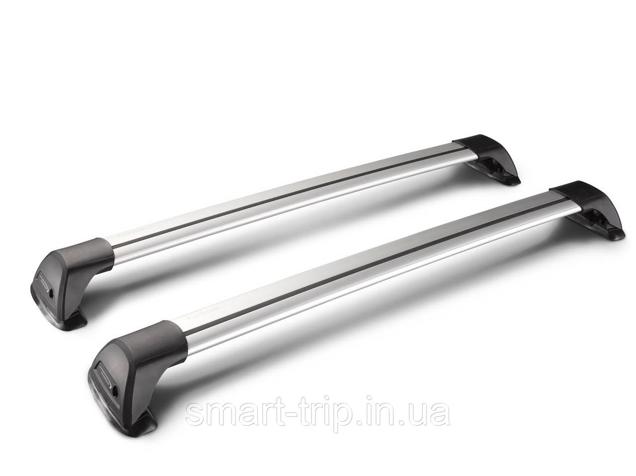 Багажник для авто з гладким дахом Yakima Whispbar FlushBar S02 - S11 (80-125 см) silver