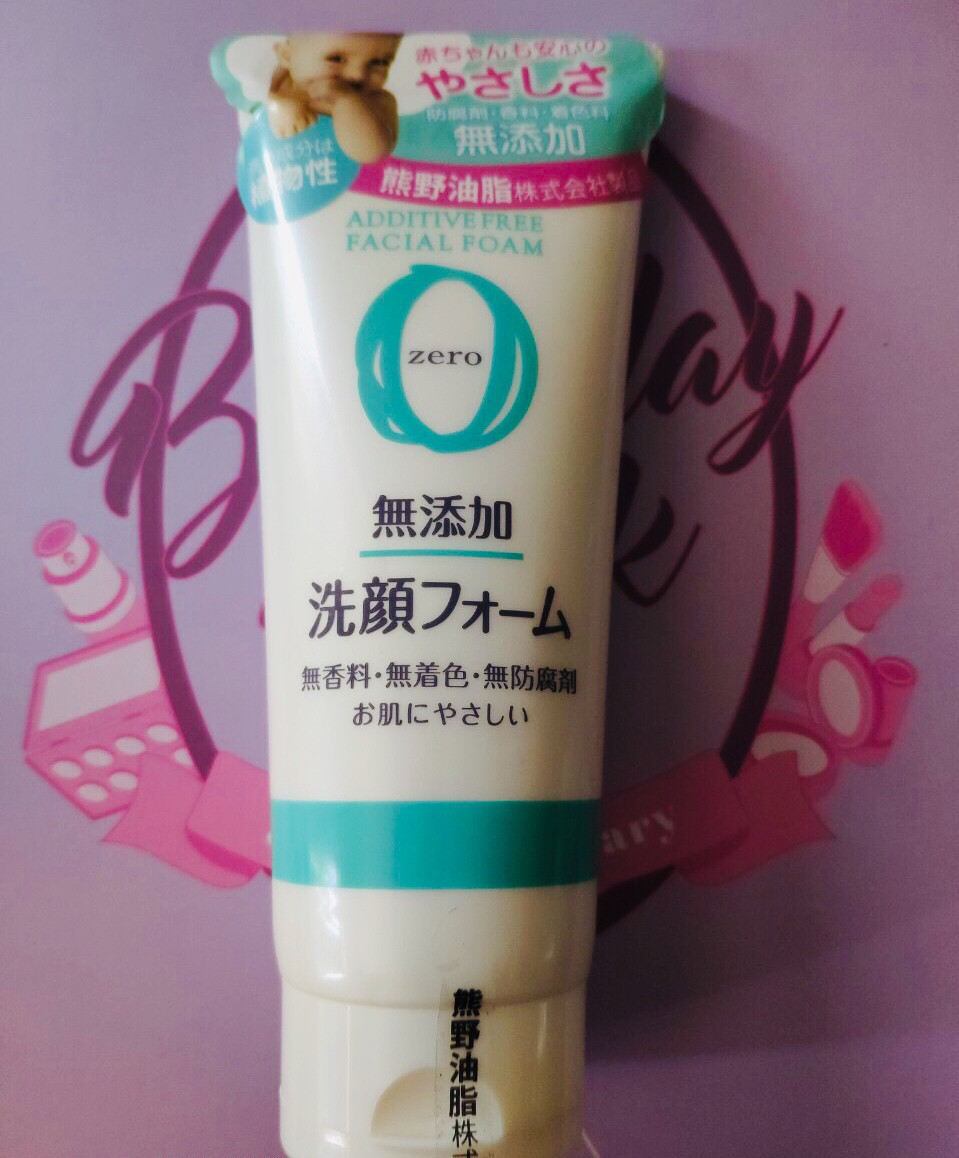 Японська пінка для вмивання для чутливої шкіри, без добавок Additive Free Facial Foam Zero