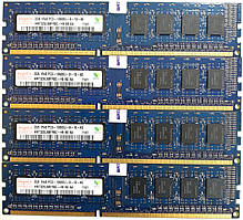 Комплект оперативної пам'яті Hynix DDR3 8Gb (4*2Gb) 1333MHz PC3-10600U CL9 1R8 (HMT325U6BFR8C-H9 N0 AA) Б/В