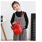 Дитяча сумочка - рюкзак чорний Бантик, фото 10