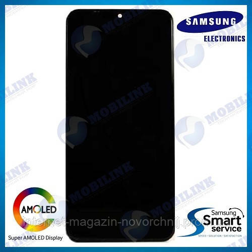 Дисплей Samsung A105 Galaxy A10 Чорний(Black),GH82-19367A , SERVISE ORIGINAL!