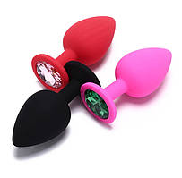 Анальна пробка S 2,8 см силікон Масажер простати Анальний плагін