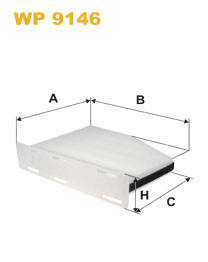 WIX WP9146 Фільтр салону Volkswagen Caddy (Польща)