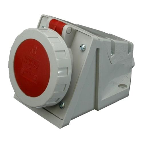 Розетка настінна SEZ IZG (IP67), 32A, 400В, 4 полюси, фото 1