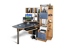 Компьютерный стол Эксклюзив-3. Разные размеры и раскраски. Можно покупать отдельные комплектующие.