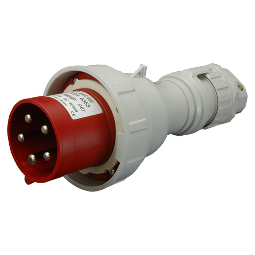 Штепсель (вилка) SEZ IVGN (IP67), 63A, 400В, 5 полюсів, фото 1