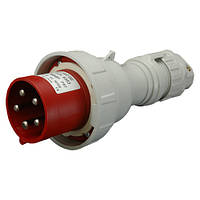 Штепсель (вилка) SEZ IVGN (IP67), 63A, 400В, 5 полюсів