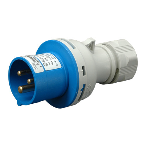 Штепсель (вилка) SEZ IVN (IP44), 32A, 230В, 3 полюси, фото 1