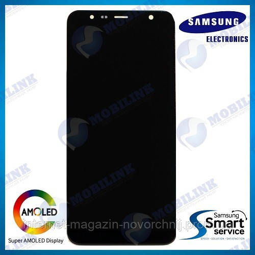 Дисплей Samsung J610/J415 Galaxy J6+/J4+(2018) Чорний(Black),GH97-22582A,оригінал!