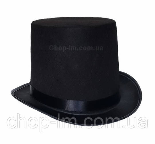 Шляпа цилиндр классический - черный головной убор: продажа, цена в ...