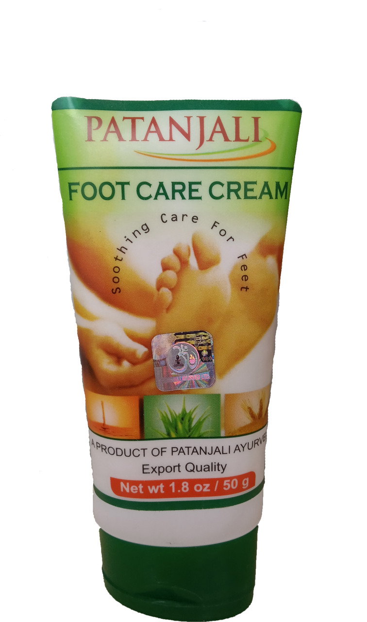 КРЕМ ДЛЯ СТУПНЕЙ НІГ Footcare cream 50g. PATANJALI розпродажу