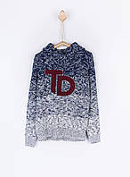 Теплий дитячий пуловер для хлопчика з аплікацією TIFFOSI Португалія 10018863 Синій
