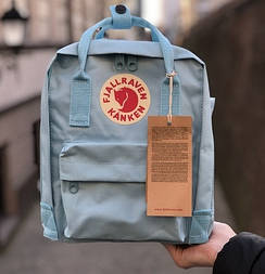 Рюкзак Канкен Fjallraven Kanken mini сірий Premium. Живе фото (топ ААА+)