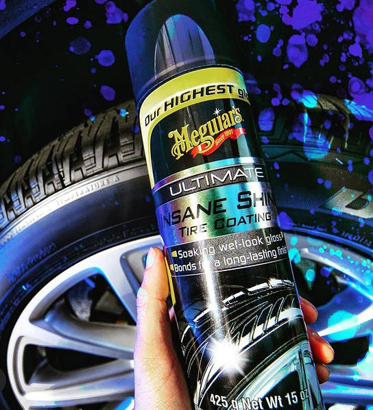 Ultimate Insane Shine Tire Coating - Soaking Wet-Look Tire Shine