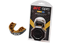 Капа детская Opro Gold UFC Junior (002227001) Black Metal/Gold