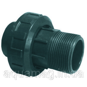 Перехідник на шланг 1.5"х32/38 мм. Нарізний.