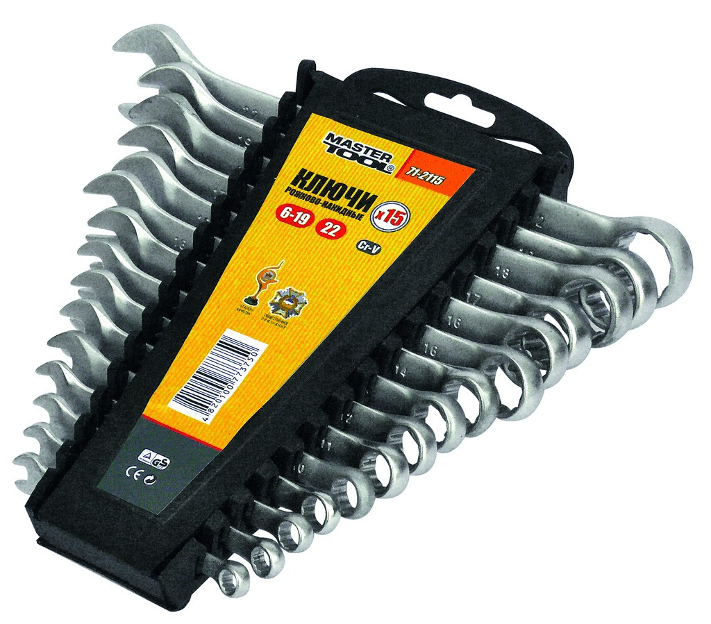 Набір ключів комбінованих Master Tool 71-2112 12 шт