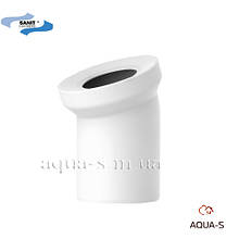 Куточок для унітаза SANIT DN 110x22° з розтрубом (Німеччина) 58103