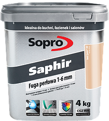 Sopro Saphir Білий 10 затирочний розчин 1-6 mm 2 кг