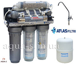 Система зворотного осмосу Atlas Filtri OASIS DP SANIC UV з ультрафіолетовою лампою (SE6075330)