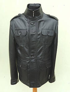 Мужская куртка Eleganza из натуральной кожи. Модель DAMAT размер XL