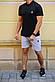 Чоловічий річний комплект шорти і футболка поло Adidas (Адідас), фото 8