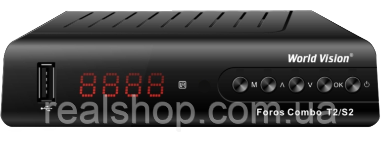 World Vision Foros COMBO S2/T2 ресивер (ID#1015831433), цена: 532 ...