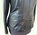 Куртка шкіряна жіноча JAFFAs розмір M, темно-синя, фото 6