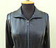 Куртка шкіряна жіноча JAFFAs розмір M, темно-синя, фото 7