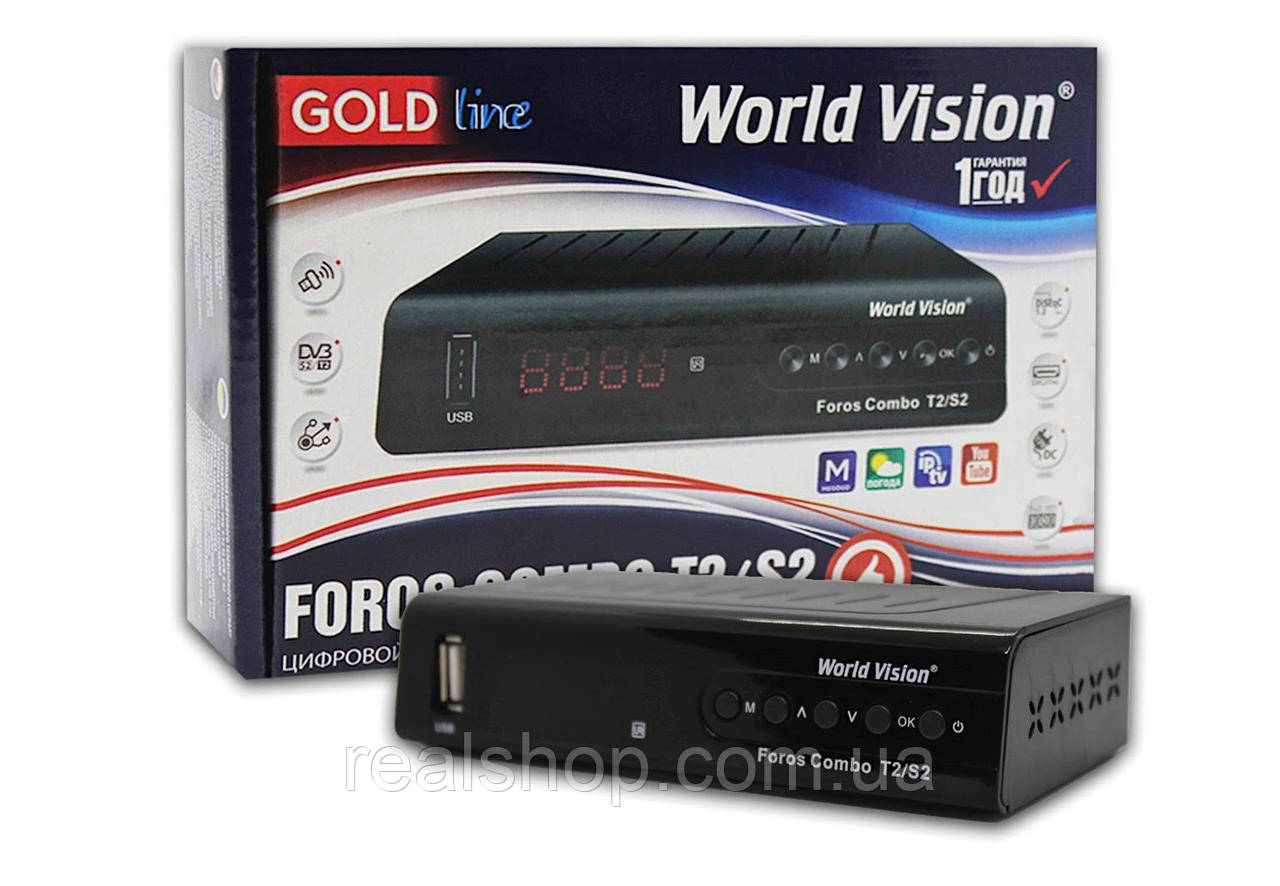 World Vision Foros COMBO S2/T2 ресивер (ID#1015831433), цена: 532 ...