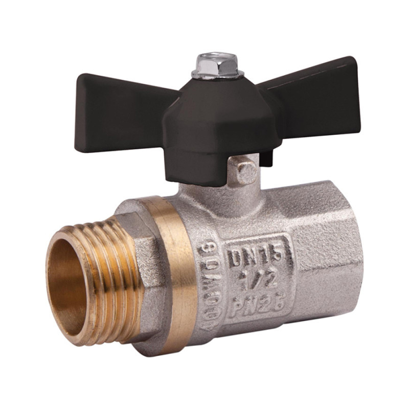 Кран шаровой Valve 3/4" ВН бабочка, цена 118 грн — Prom.ua (ID#1015862642)