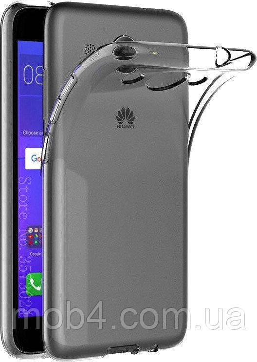Прозорий силіконовий чохол бампер накладка для Huawei (Хуавей) Y3 2017