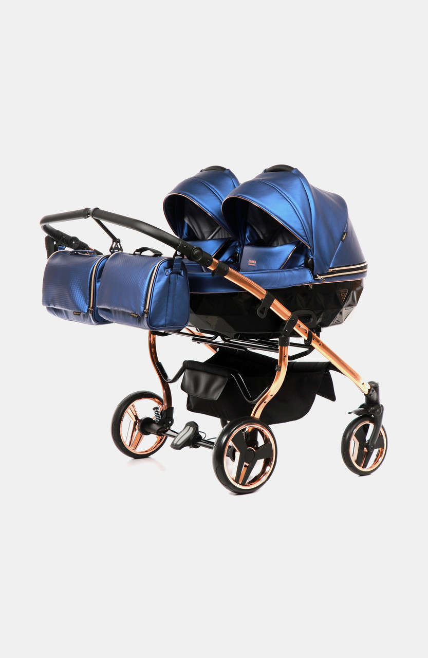 Дитяча коляска для двійнят Junama Fluo Line Duo, фото 1