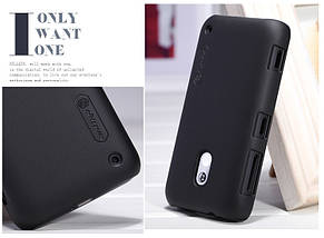 Чохол Nillkin для Nokia Lumia 620 чорний (+плівка), фото 2