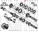 Комплект кілець синхронізатора КПП на Рено Мастер > (1-2 передачі) — Renault (Оригінал) - 7701471593, фото 9