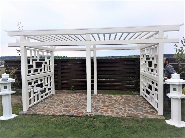 Альтанка дерев'яна дизайнерська фото 1