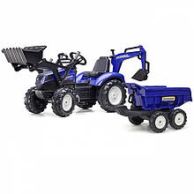 Трактор педальний із причепом New Holland Falk 3090W