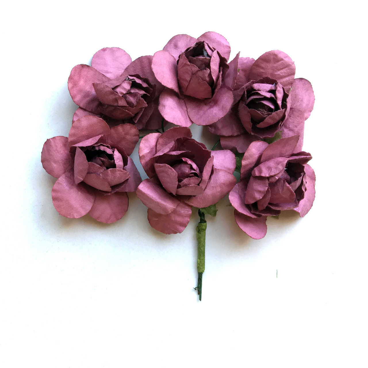 Квіти з паперу 4 см винні, фото 1