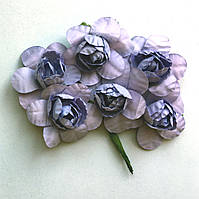 Квіти з паперу 4 см бузкові