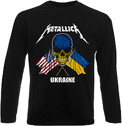 Футболка з довгим рукавом Metallica - Ukraine (чорна)