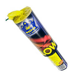 Кольоровий дим (димний факел) жовтий з ручкою K06SM-Y