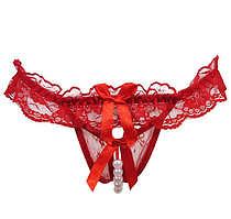 Еротичні сексуальні трусики стрінги жіночі червоні з вирізом. Еротична білизна