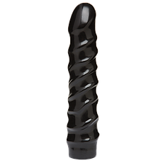 Дилдо Doc Johnson CodeBlack — 8 Inch Raging Vac-U-Lock зі стимулювальним рельєфом, діаметр 3,8 см, Київ