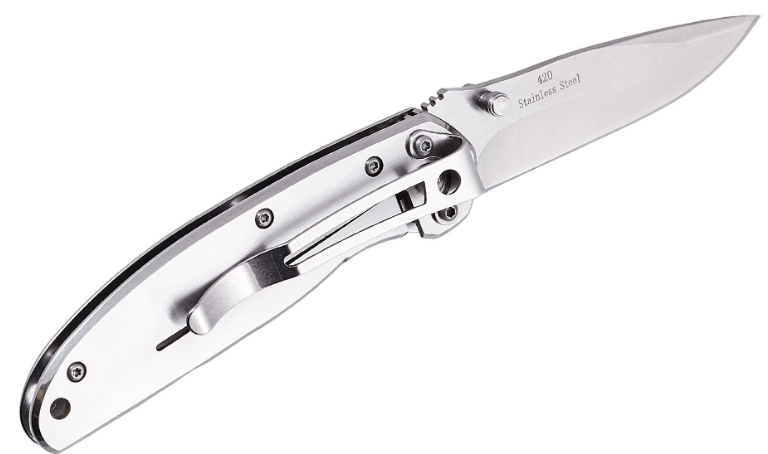 Ніж складаний суцільнометалевий ніж з металевою рукояткою, маленький, міцний ніж на кожен день