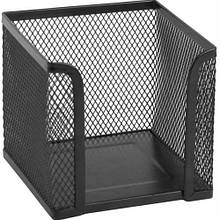 Бокс для тата AXENT 2112-01 метал. 100*100*100 мм ЧОРНІЙ (1/12)